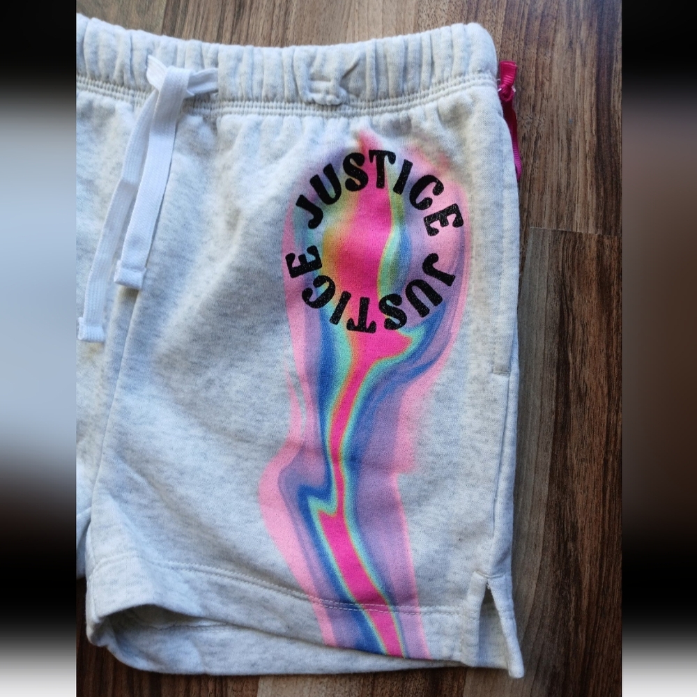 Justice Girls X-Large Fleece Shorts - Picture 3 of 8